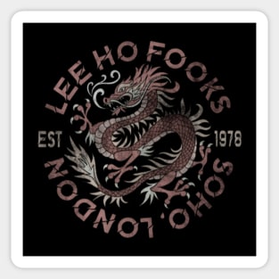 lee ho fooks logo Sticker